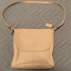 Vintage Coach Whitney Shoulder Bag - Cream
